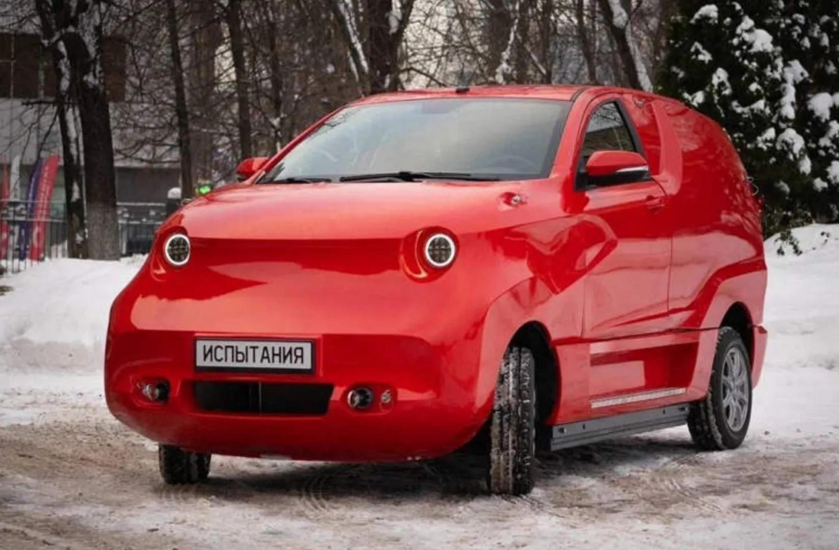 După ce fost prezentată publicului, noua masină electrică rusească a devenit obiectul batjocurii întregului internet