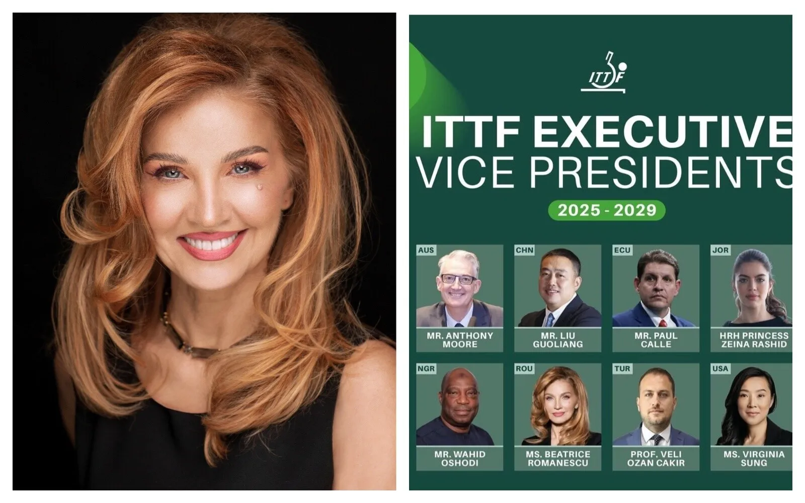 Beatrice Romanescu, în conducerea mondială a tenisului de masă - 'Sunt recunoscătoare și emoționată!'