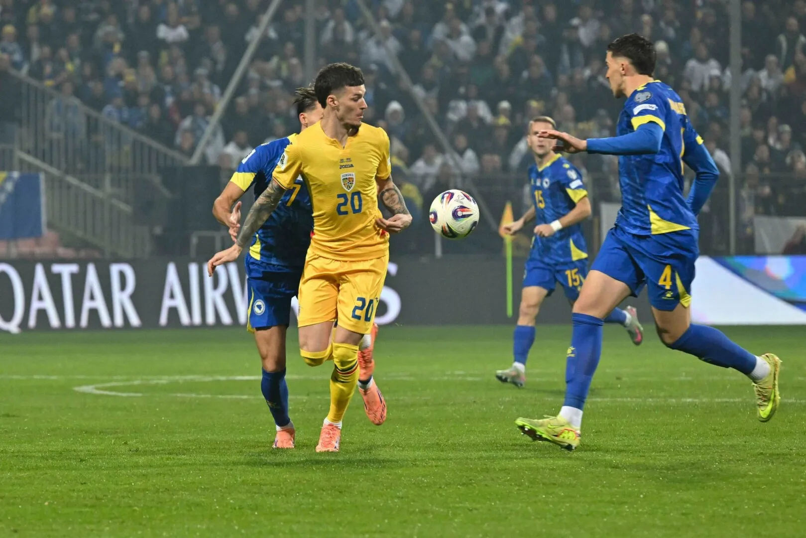 VIDEO FRF nu trece cu vedere. Merge la FIFA după incidentele de la meciul Bosnia - România