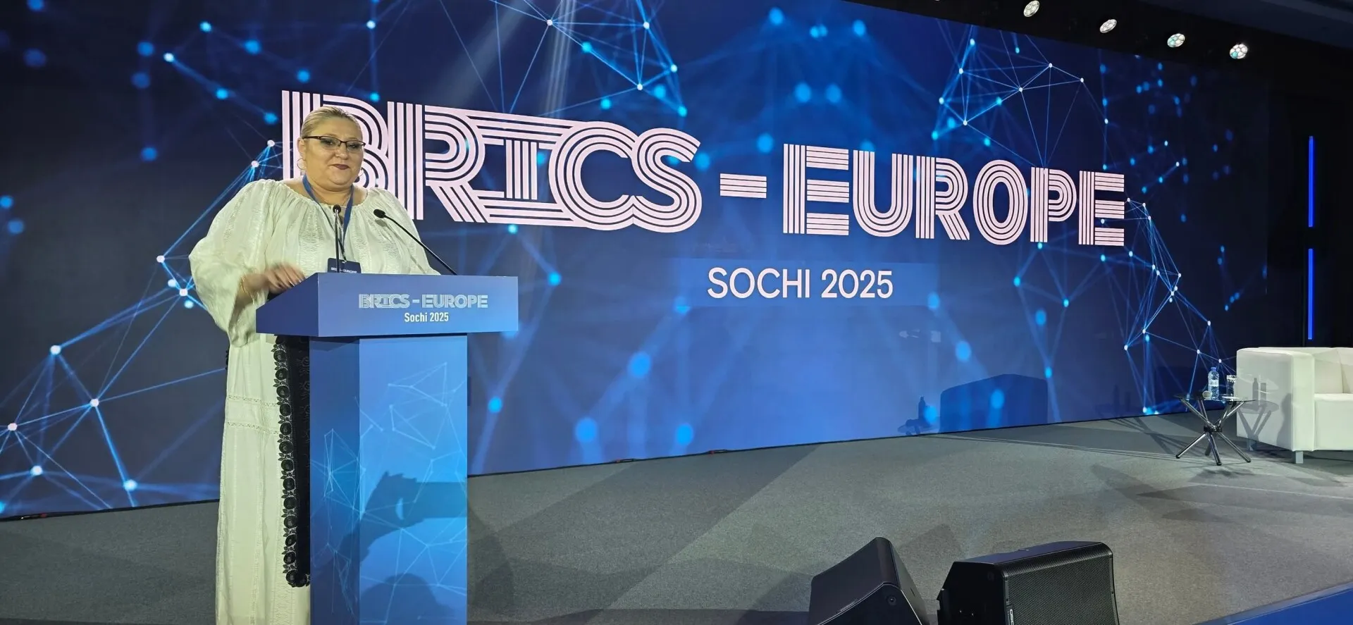 Diana Șoșoacă, europarlamentar, se află în Rusia, la Congresul Brics