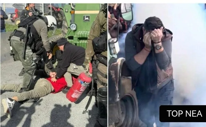 VIDEO Ciocniri violente la protestul fermierilor greci: ce îi nemulțumește pe oameni