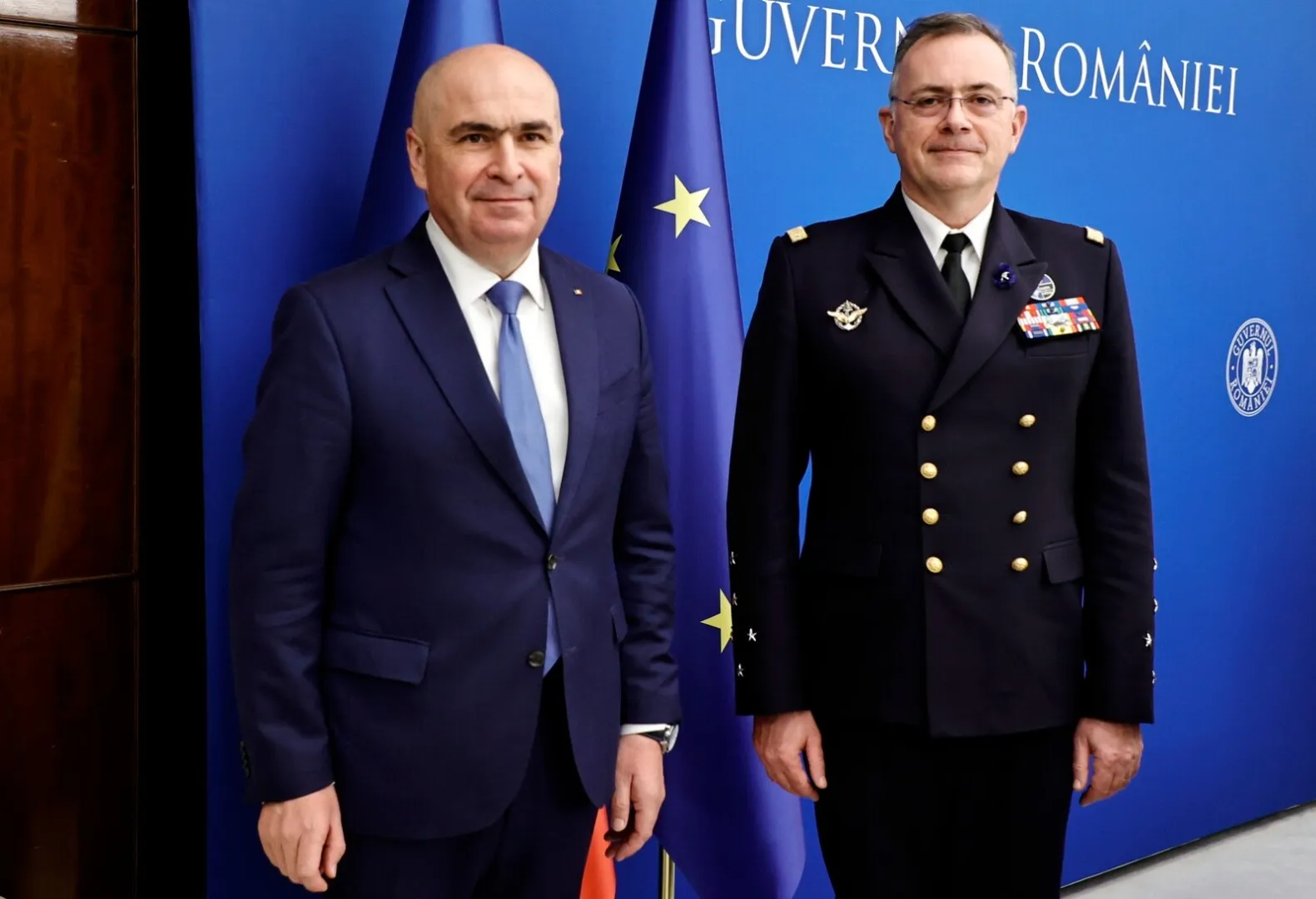 Vin investiții mari pe SAFE: Ilie Bolojan s-a întâlnit cuamiralul Pierre Vandier, Comandantul Suprem Aliat pentru Transformare-SACT