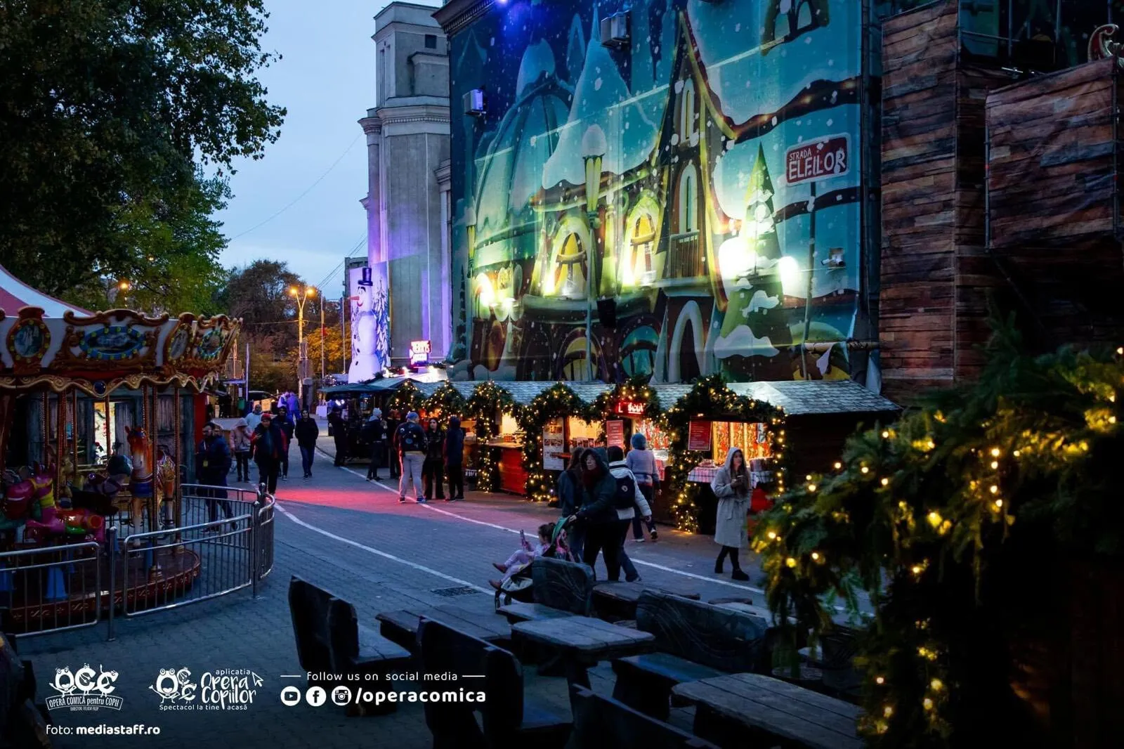 Târgul "Poveste de Crăciun" revine la Opera Comică pentru Copii