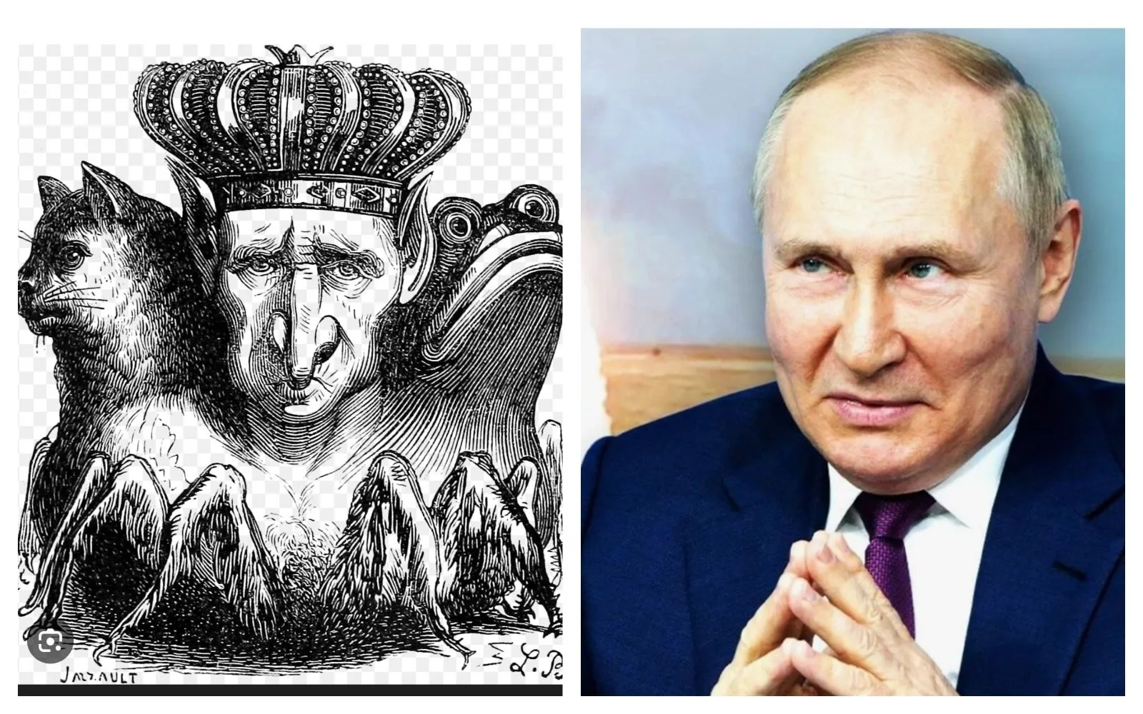 Andrei Caramitru face senzație cu ultima postare. 'Diavolul Bael. Seamănă fix dar fix cu Putin. Dar stați să vedeți chestiune și mai tare'