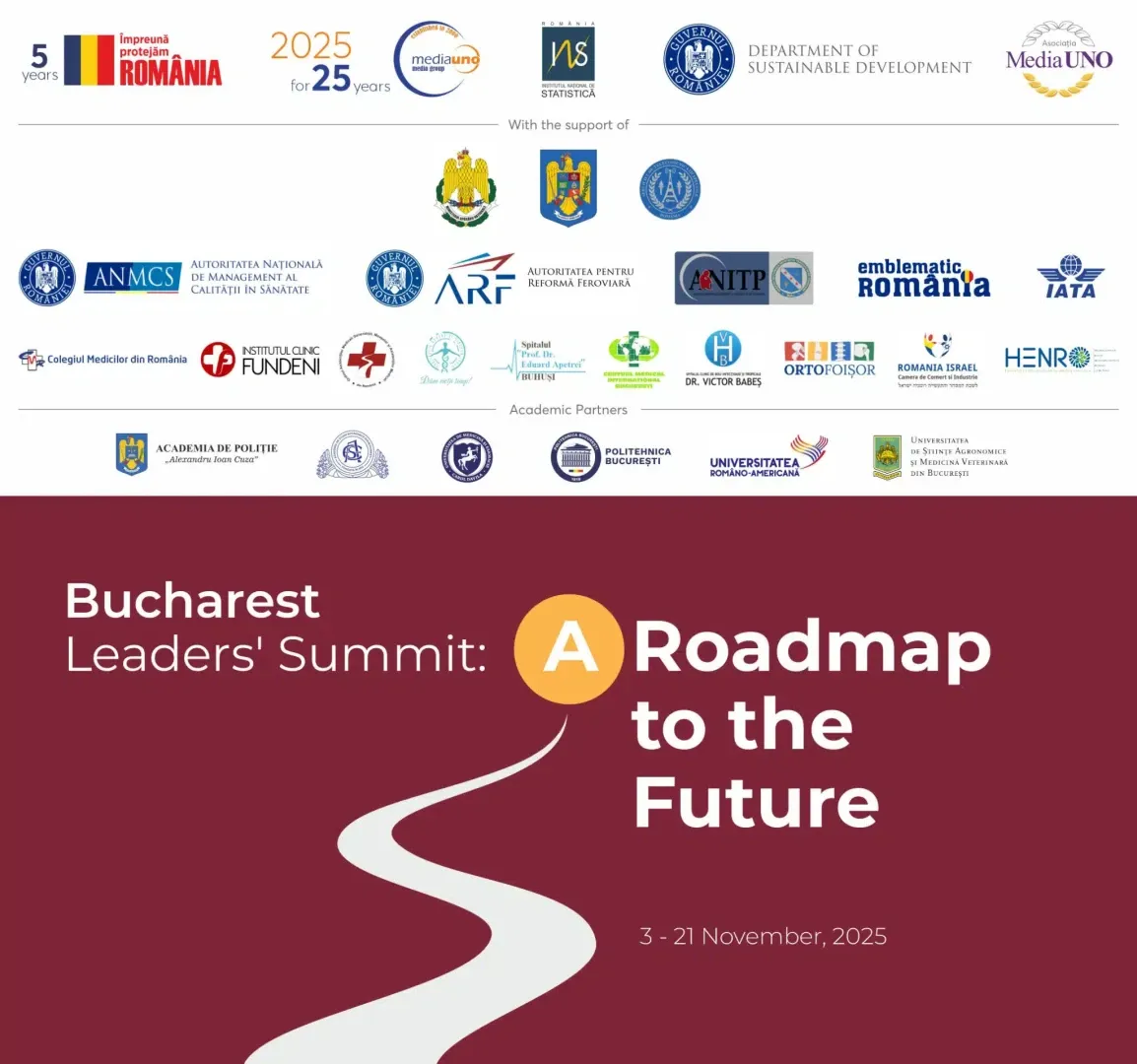 Palatul Victoria găzduiește, luni, deschiderea ’Bucharest Leaders’ Summit: A Roadmap to the Future’ - Va fi lansat anuarul ’European Movers & Shakers 2025’