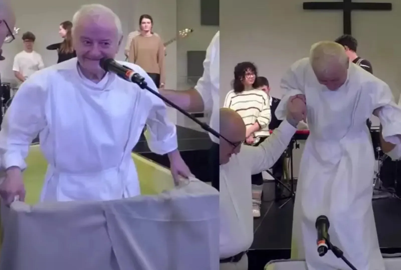 VIDEO Cum îl ajută Biserica Baptistă pe Irinel Columbeanu: 'Mi-a venit să și plâng'