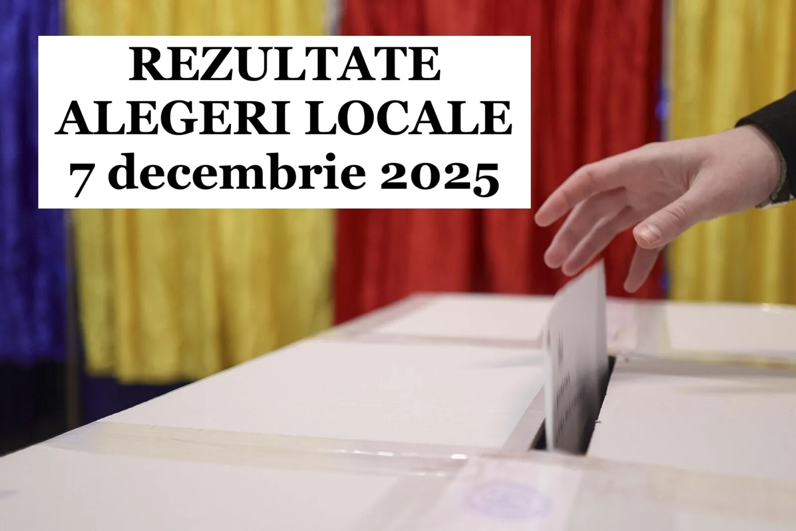 LIVE - Rezultate alegeri locale parțiale: numărătoarea oficială a început