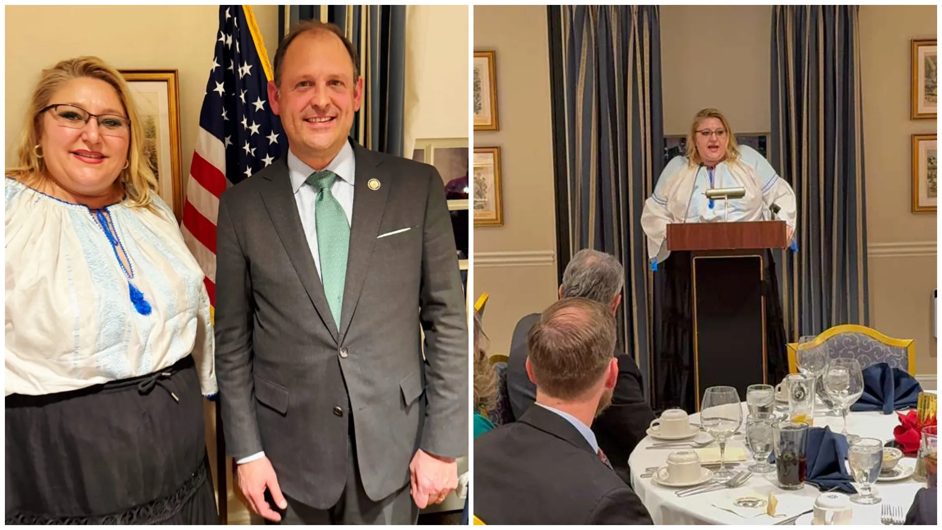 Diana Iovanovici-Șoșoacă, întâlnire la Washington D.C. cu reprezentanți ai unei organizații a oamenilor de afaceri republicani creștini