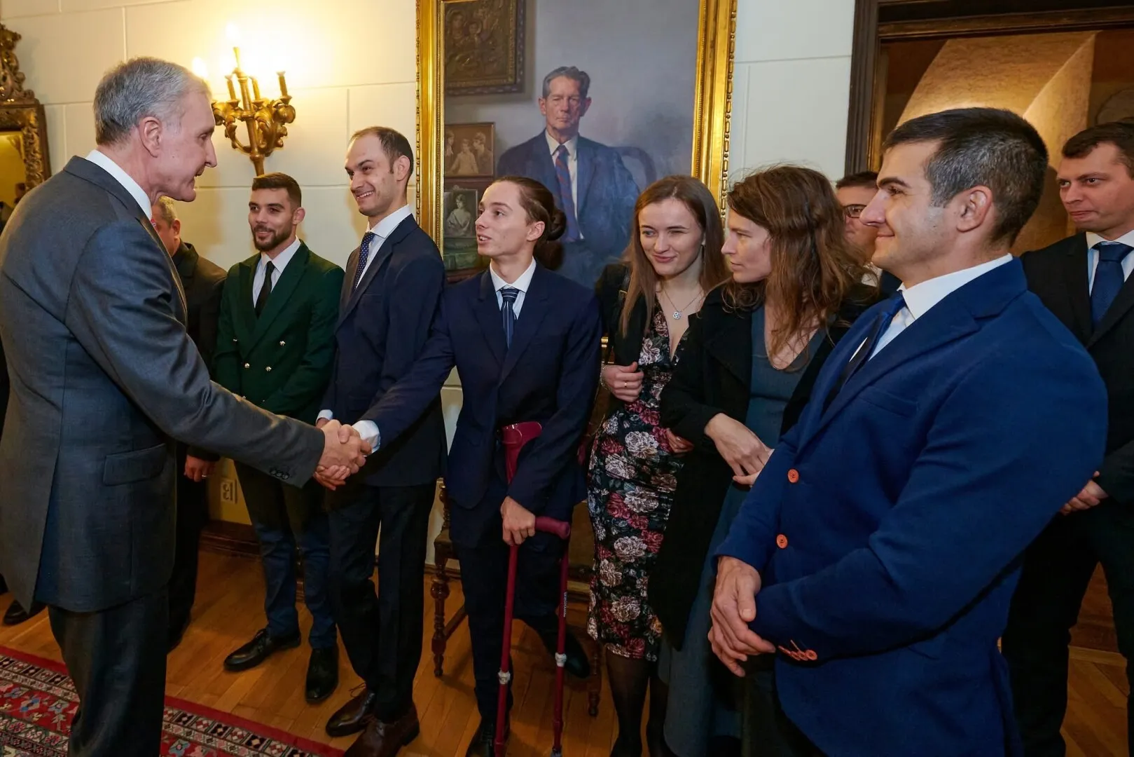 FOTO Sportivii din lotulul național paralimpic au fost primiți de Principele Radu al României