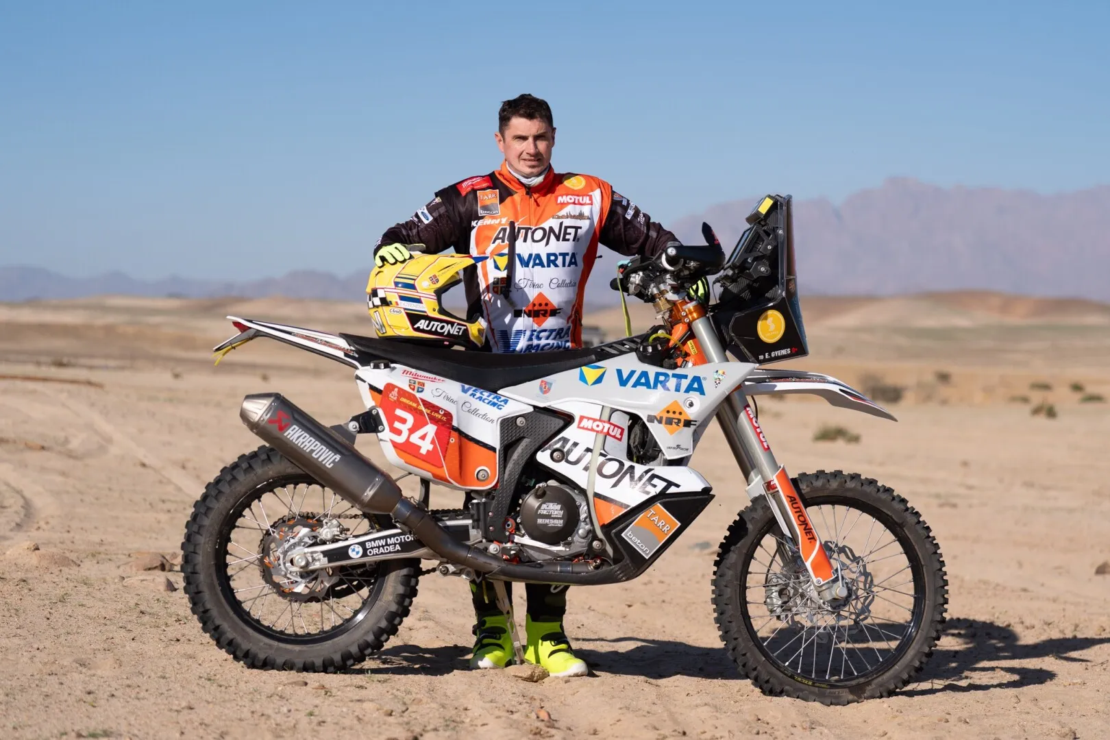 Emanuel Gyenes, locul 40 în etapa a treia la clasa moto, la Dakar