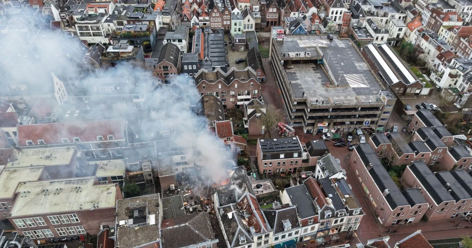 VIDEO Explozie uriașă în centrul orașului olandez Utrecht