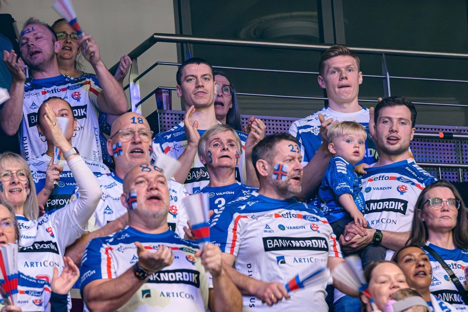 'Invazie în desfășurare' la Campionatul European de Handbal. Peste 10% din populația Insulelor Feroe merge la Oslo