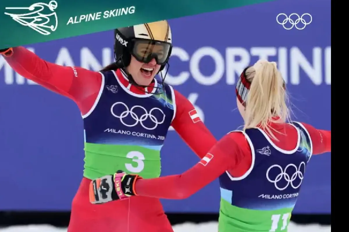 Schi alpin: Ariane Raedler şi Katharina Hube, aurul la proba combinată pe echipe