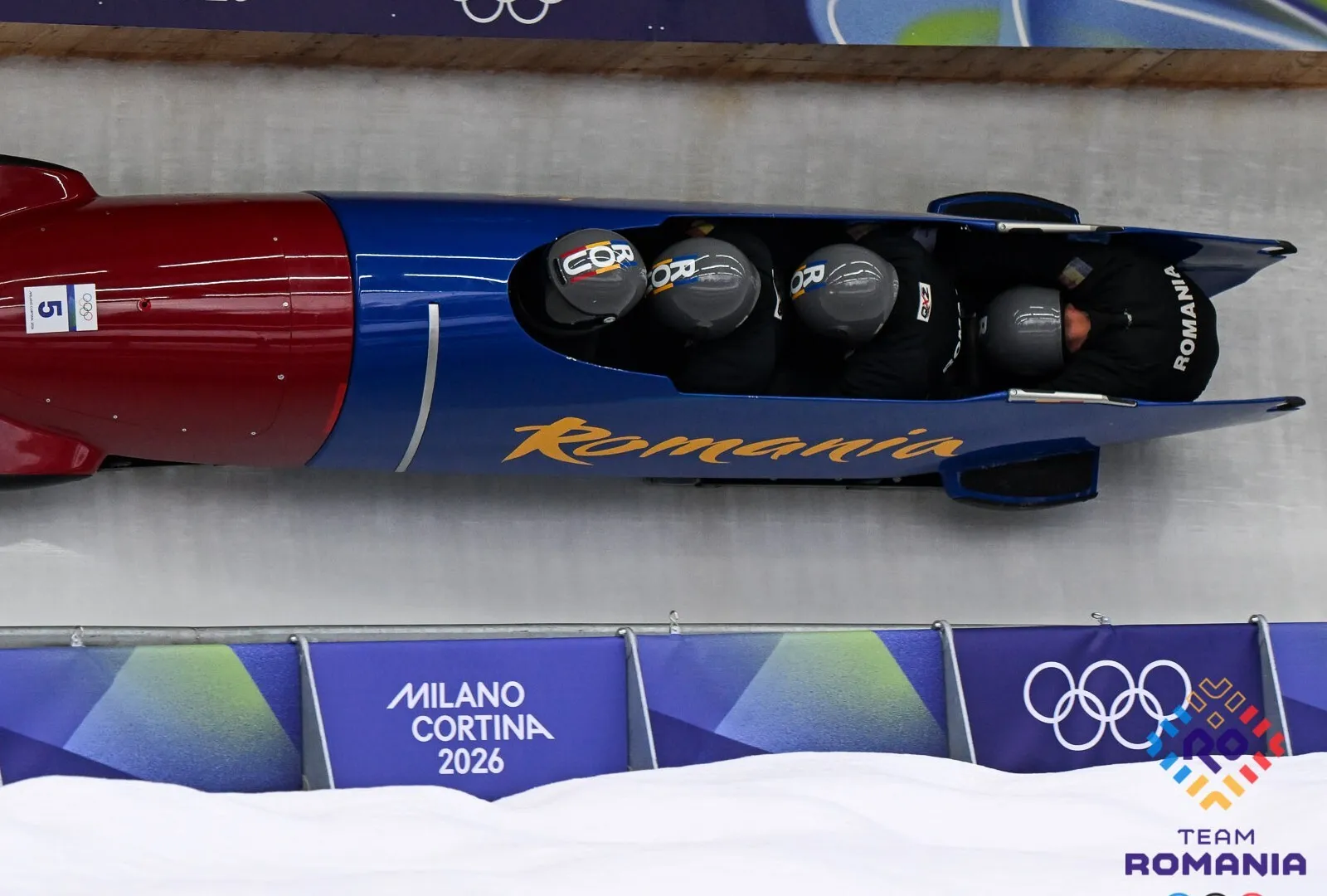 România, locul 17 la bob de 4 persoane. Ultimul rezultat al tricolorilor la Milano Cortina