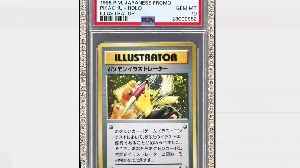 'Pikachu Illustrator', cea mai scumpă carte de joc vândută vreodată