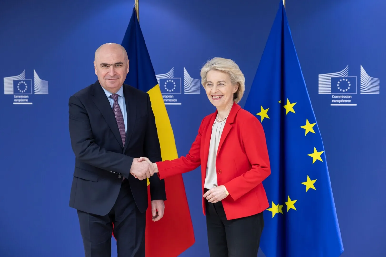 FOTO Șefa Comisiei Europene laudă România, după întâlnirea cu Bolojan: ce au discutat cei doi