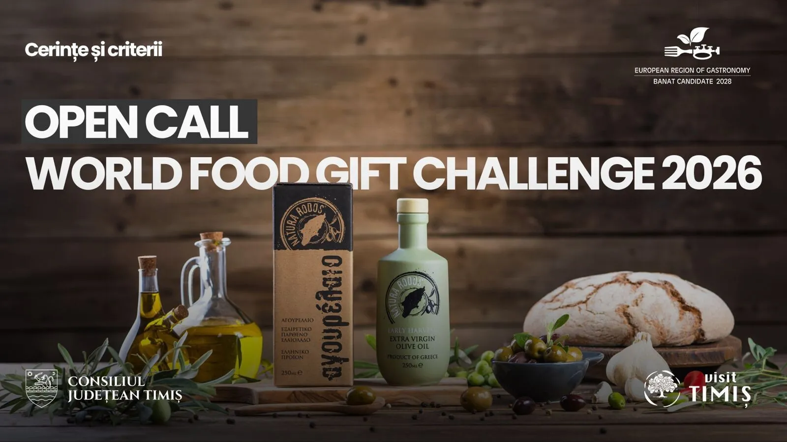 Vino să faci parte din povestea Banat – Regiune Gastronomică Europeană 2028!