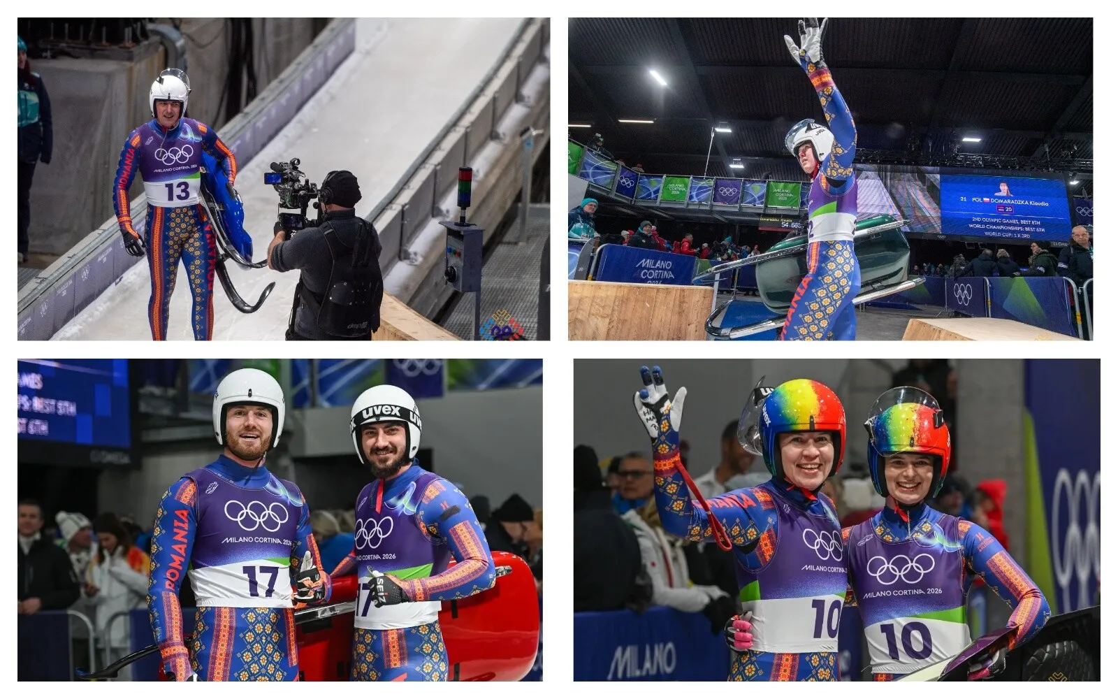 România, locul 9 la sanie ştafetă la JO. Același loc l-a obținut și în 2022