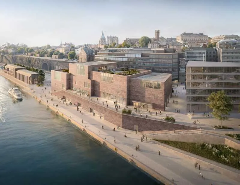 Centrul Nobel, construit în Stockholm pe malul apei