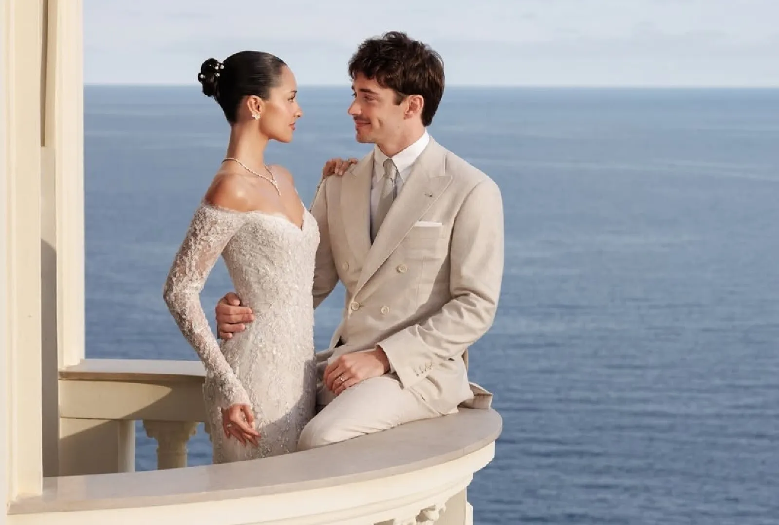 FOTO Imaginile momentului. Charles Leclerc s-a căsătorit cu Alexandra Saint-Mleux la Monaco