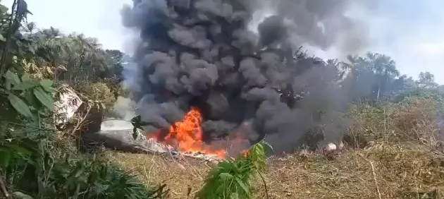 VIDEO Avion cu peste 100 de militari la bord, prăbușit în sudul Columbiei: numărul victimelor e necunoscut