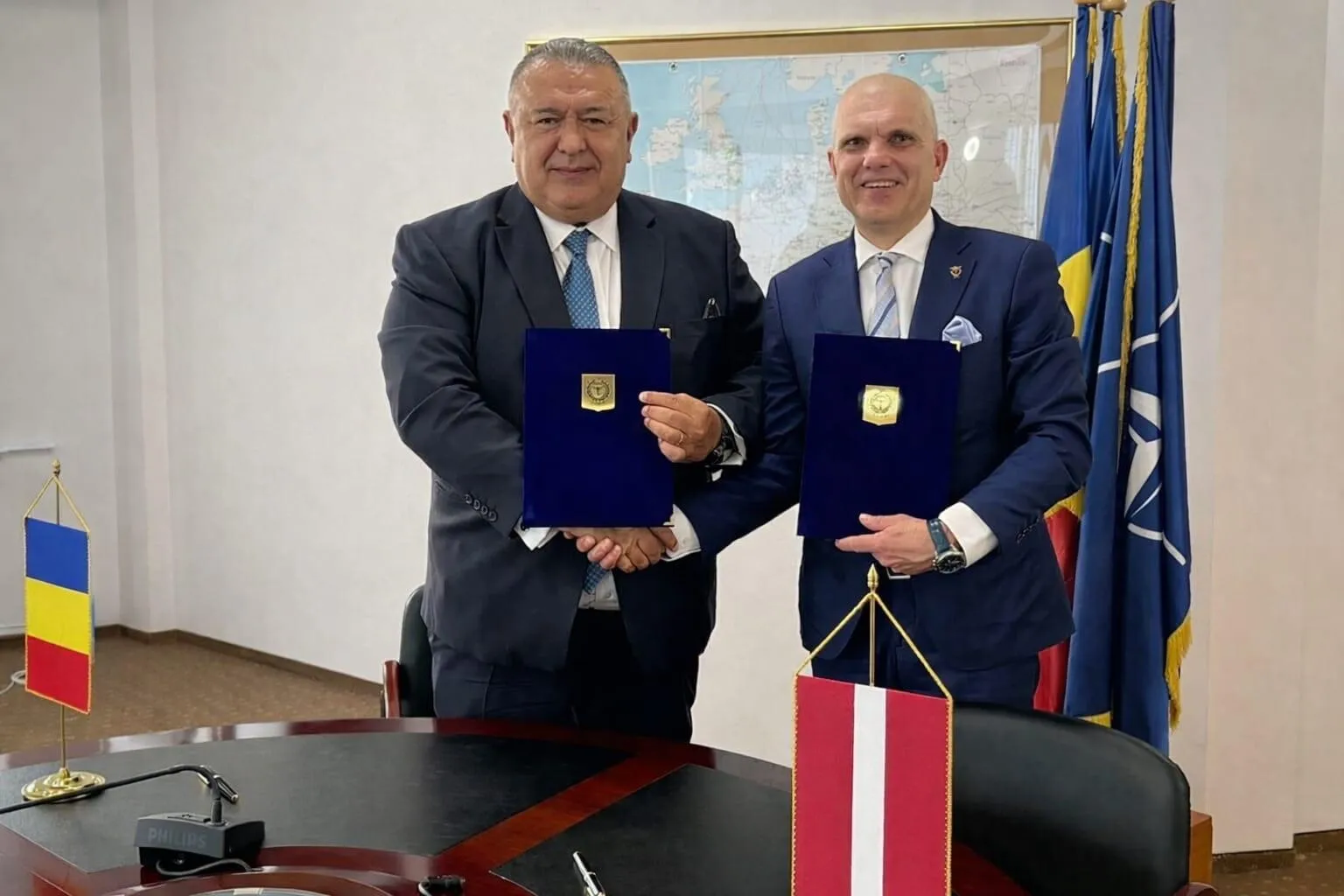 CCIR și Camera de Comerț și Industrie a Letoniei au semnat un Memorandum de Înțelegere