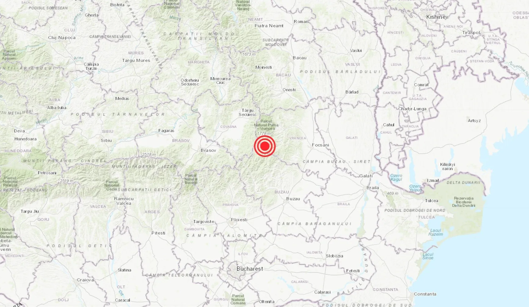 Cutremur în zona Vrancea