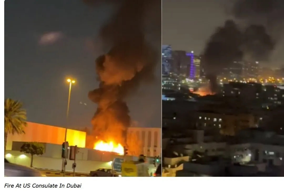 BREAKING Iranul a lovit Consulatul SUA din Dubai: Clădirea, considerată pământ american, este în flăcări