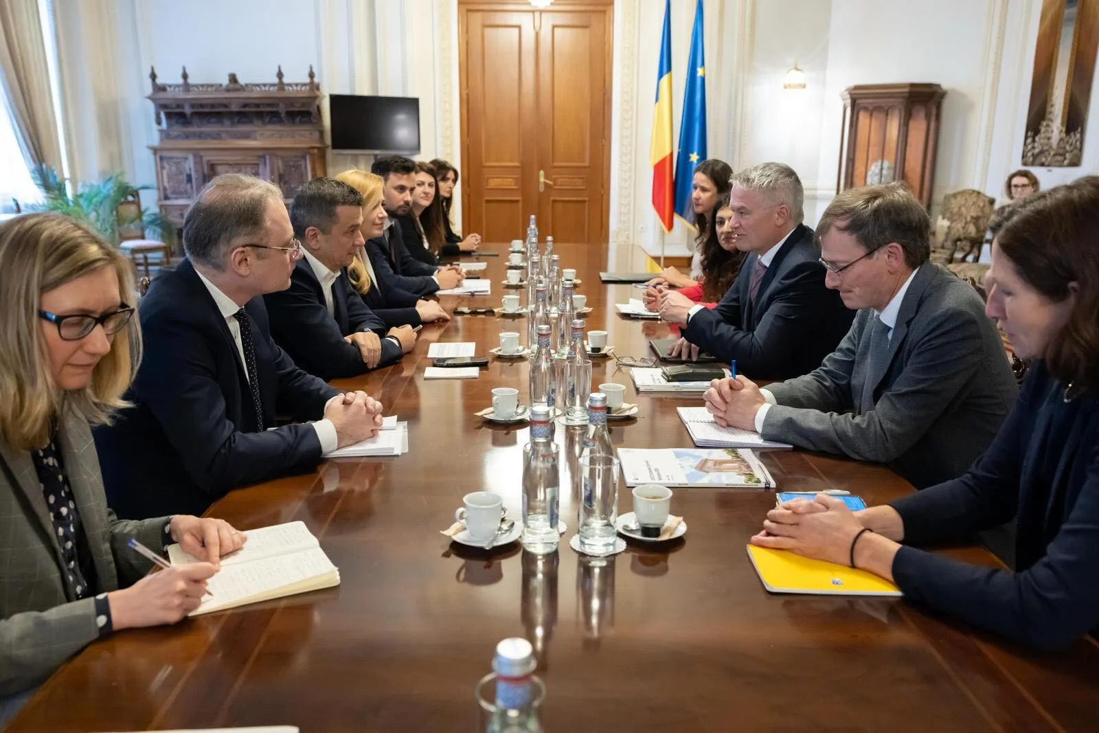 Sorin Grindeanu, întâlnire cu secretarul general al OCDE, Mathias Cormann: România este într-o etapă avansată a procesului de aderare