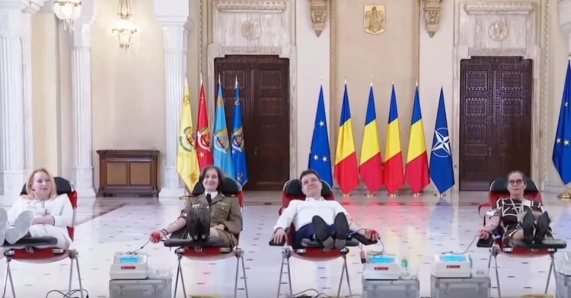 VIDEO Nicușor Dan dă un semnal de la cel mai înalt nivel: Președintele donează sânge, chiar la Palatul Cotroceni