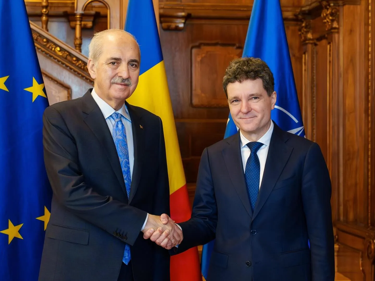 Nicușor Dan, întâlnire cu președintele Marii Adunări Naționale a Turciei: „Suntem hotărâți să valorificăm pe deplin potențialul acestei relații cu Turcia”