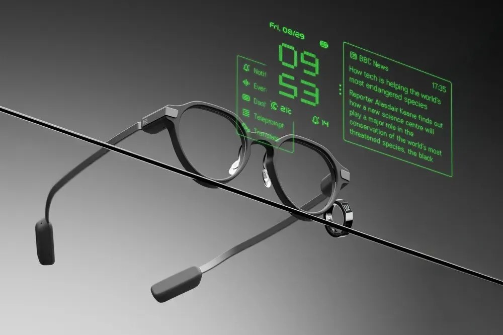 Ochelarii inteligenți mută ecranul pe lentile