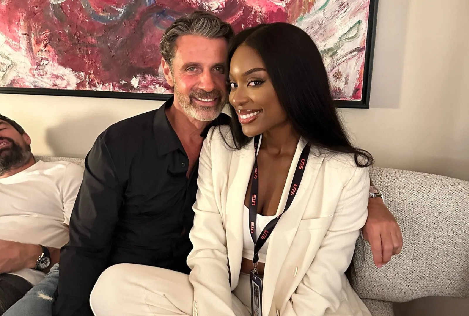 Patrick Mouratoglou, cu iubita tinerică la antrenament