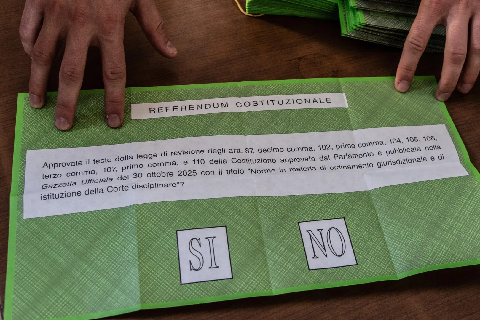 Referendum al justiției, în Italia