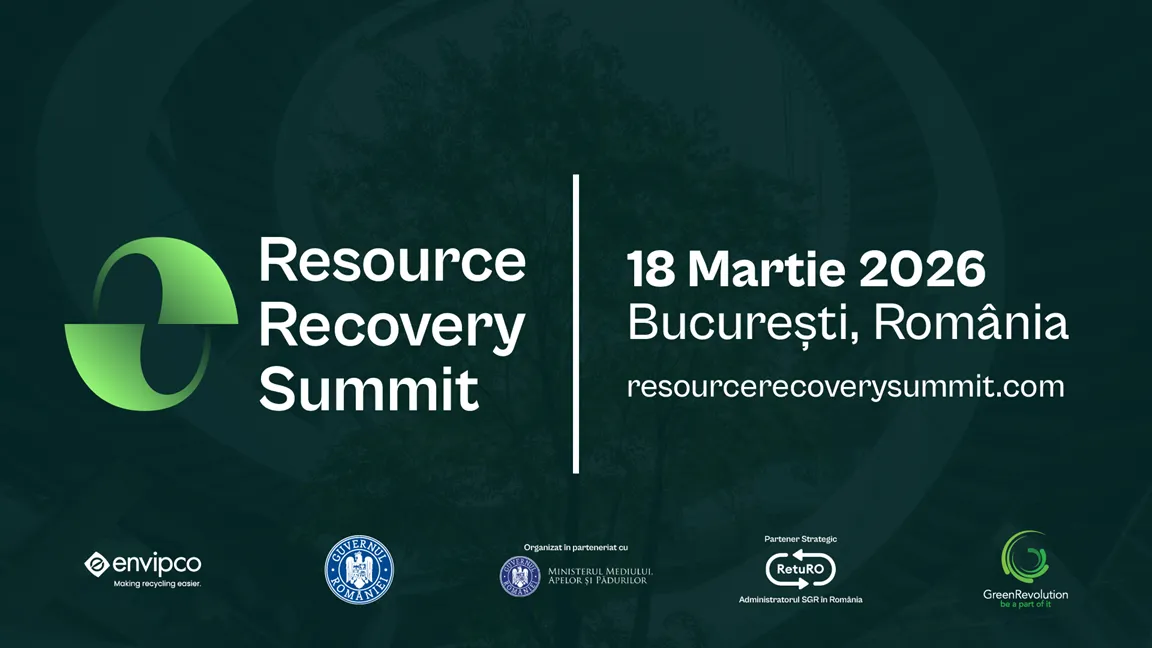 Peste 20 de lideri europeni ai economiei circulare participă la Resource Recovery Summit 2026, la București