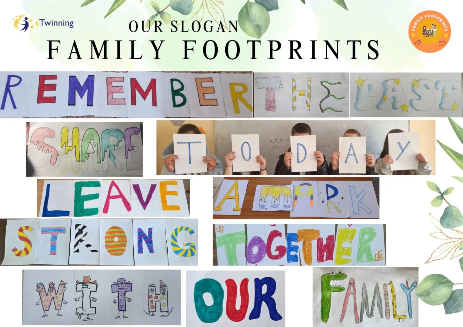 „Family Footprints”: elevi din patru țări au descoperit valorile familiei într-un proiect eTwinning