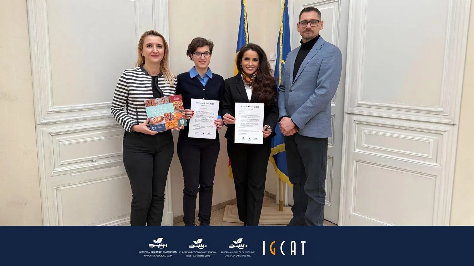 Trei regiuni din România își consolidează colaborarea în cadrul rețelei IGCAT: un parteneriat strategic pentru promovarea națională prin gastronomie