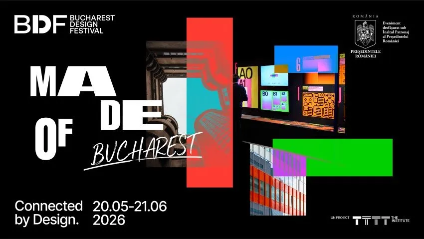 Capitala se va bucura de prima ediție Bucharest Design Festival, sub Înaltul Patronaj al Președintelui României