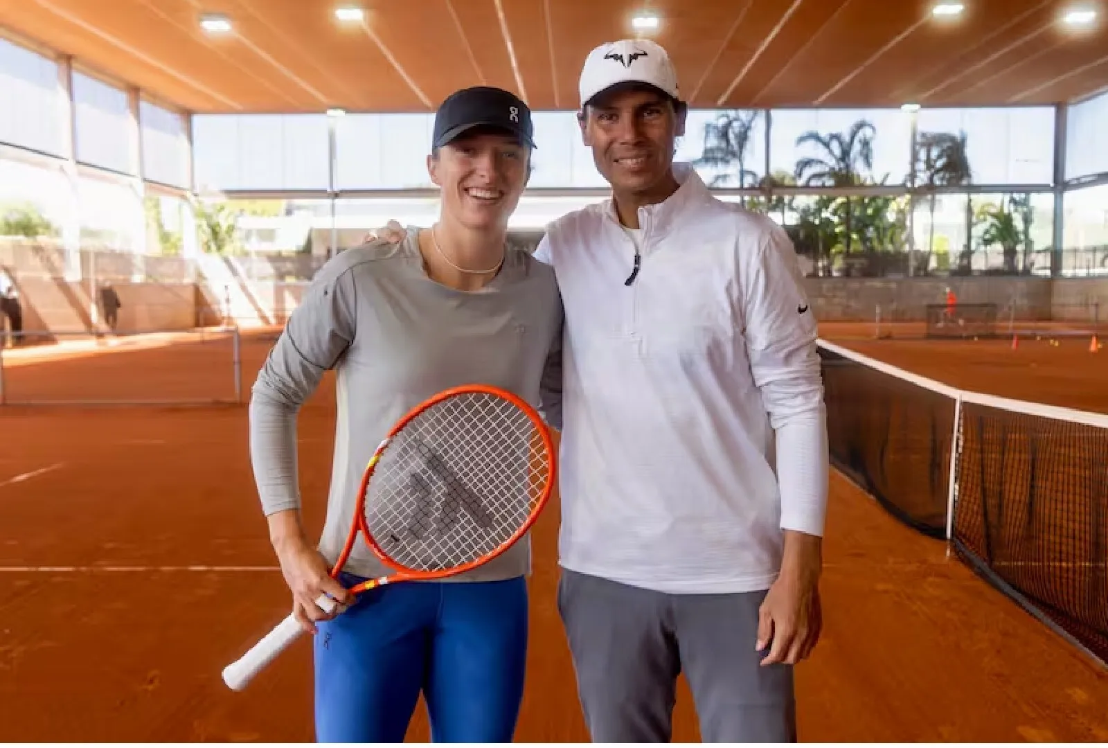 Iga Swiatek s-a antrenat la academia lui Rafael Nadal