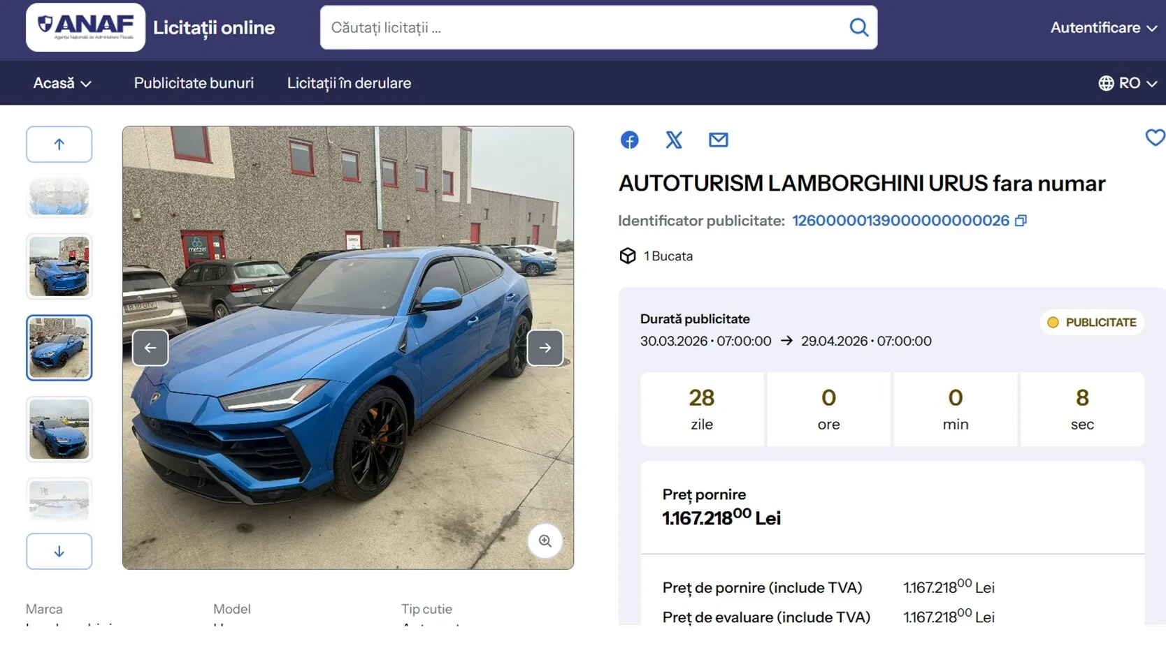 Scandal la ANAF: bunuri sechestrate, inclusiv 200 de mașini, au dispărut înainte de lansarea platformei de vânzări