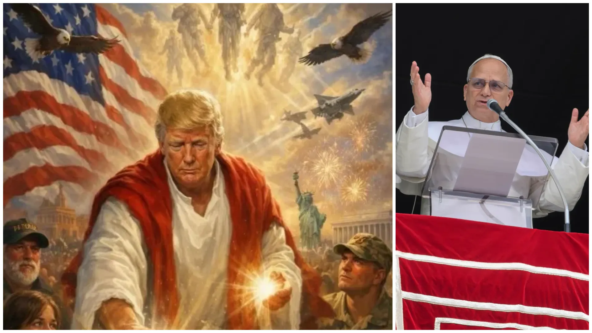 Ruptură majoră între Vatican și Washington: Papa răspunde după ce Trump l-a numit 'slab' și apare ca Iisus în plin război cu Iranul