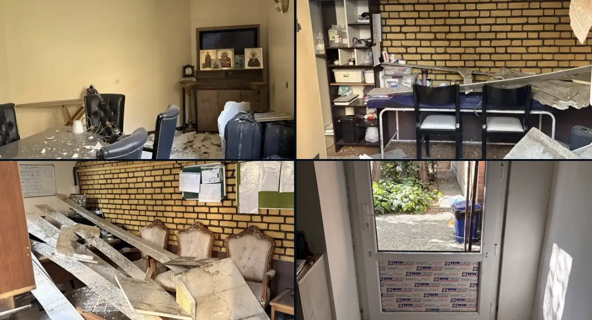 Catedrala ortodoxă rusă din Teheran, avariată în urma unor atacuri aeriene