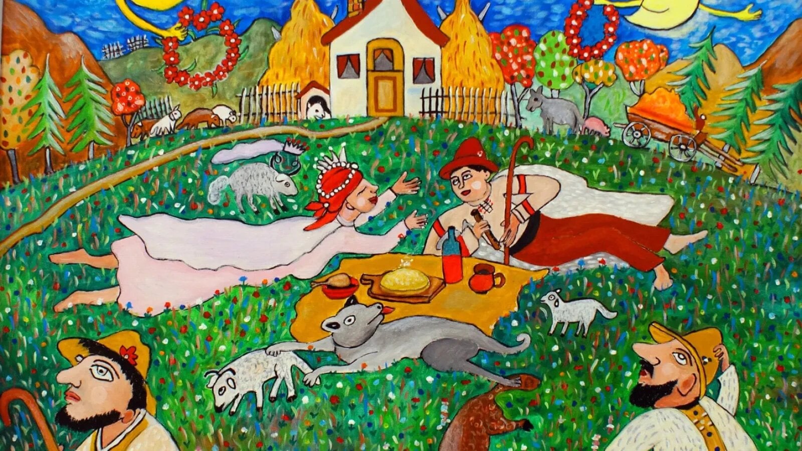 Peste 100 de lucrări, reunite la Festivalul Național de Artă Naivă de la Oradea